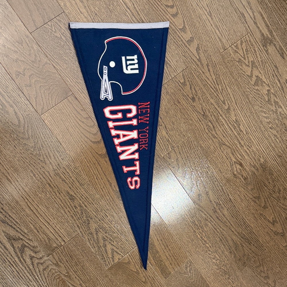 New York Giants Blue Pennant banner